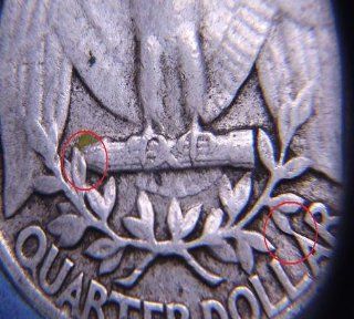 Almost Uncirculated 1957 Washington Quarter    Rare Type B Reverse Die Variety!: Everything Else