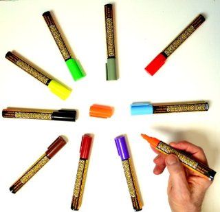 Kids dry erase washable marker; almost paint pens mark drywipe whiteboard, glass, mirrors, calendar, to do list, in fact any non porous surface   low odor non toxic   water wash off messy toddlers &clothes   modernized   click for latest improvements :