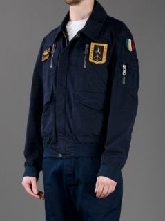 Aeronautica Militare Brand Patch Aviator Jacket