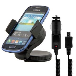 kwmobile Universal car mount for Samsung Galaxy S3 Mini i8190 + charger   E.g. for mounting on the dash board or the windshield   also available with COVER Quality. Cell Phones & Accessories
