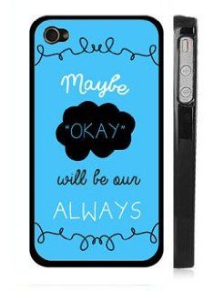 The Fault in Our Stars Quote iPhone 4 4s Case   "Maybe okay will be our always": Cell Phones & Accessories