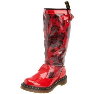 Dr. Martens Women's Nellie Boot,Red Lamper,5 UK (US Women's 7 M): Shoes