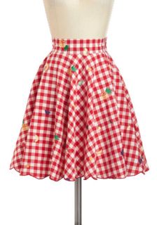 Fruitful Endeavors Skirt  Mod Retro Vintage Skirts