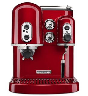 KitchenAid Pro Line Dual Boiler Espresso Maker   Candy Apple Red