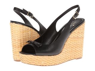 Kate Spade New York Della Womens Wedge Shoes (Black)