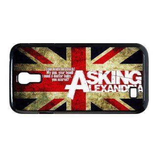 DIY Dream 4 Music Band Design Asking Alexandria Print Black Case With Hard Shell Cover for SamSung Galaxy S4 I9500: Cell Phones & Accessories