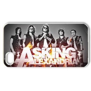 Singer Series Asking Alexandria   Stylish Phone Custom Case Cover for iPhone 4 4S 4G   One Piece Case Cover Customized   1391860: Cell Phones & Accessories