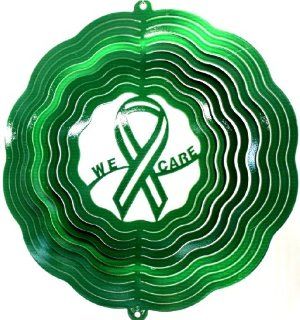 12" We Care Ribbon   Custom Printed   This Spinner Can Be Printed with Any Color. Please Allow At Least Seven Business Days for This Custom Order. Contact Us with the Custom Color of Your Choice or Note It in the Comment Box. Available Colors Include: