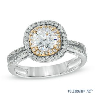 Celebration 102® 1 1/4 CT. T.W. Diamond Split Shank Engagement Ring