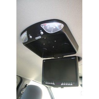 Tview T90DVFD BK 9 Inch Car Flip Down Monitor with Built in DVD Player (Black) : Vehicle Overhead Video : Car Electronics