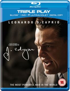J. Edgar   Triple Play (Blu Ray, DVD and UltraViolet Copy)      Blu ray
