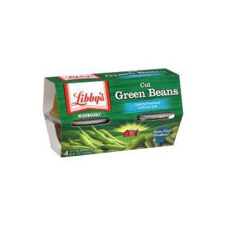 Libby's Microwaveable Cups 4 4oz Cups (Pack of 6) Choose Vegetable Type Below (Cut Green Beans)  Canned And Jarred Vegetables  Grocery & Gourmet Food