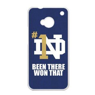 NCAA Notre Dame Fighting Irish Team Logo BEEN THERE WON THAT Unique Durable Hard Plastic Case Cover for HTC ONE M7 Custom Design UniqueDIY: Cell Phones & Accessories