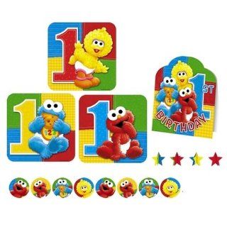 Sesame Beginnings 1st Birthday Party Time Decoration Kit: Toys & Games