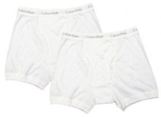 Calvin Klein Boxer Brief, Pack of 2 Boxer Briefs, Cotton, White (medium) at  Mens Clothing store: