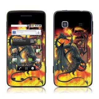 Dragon Wars Design Protective Skin Decal Sticker for Samsung Galaxy Prevail SPH M820 Cell Phone: Cell Phones & Accessories