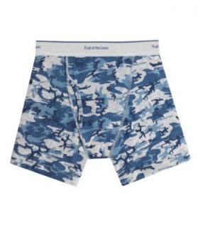 Fruit of the Loom Boys' 5pk Print/Solid Boxer Brief: Clothing