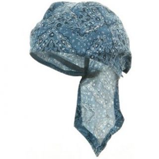 Paisley Series Head Wrap Sky Blue at  Womens Clothing store: Headwraps Headwear