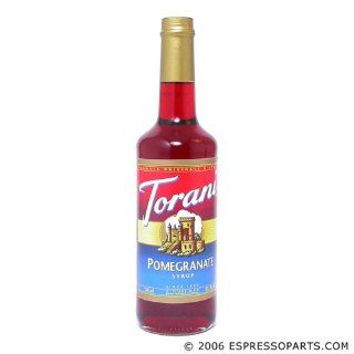 Torani Pomegranate Syrup   Italian Syrup 750ml   25.4oz : Grocery & Gourmet Food