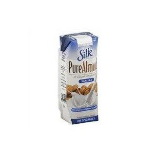 Silk Vanilla Pure Almond Milk : Fruit Juices : Grocery & Gourmet Food