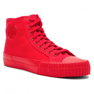PF Flyers Center Hi Canvas  Women's   Red/Red