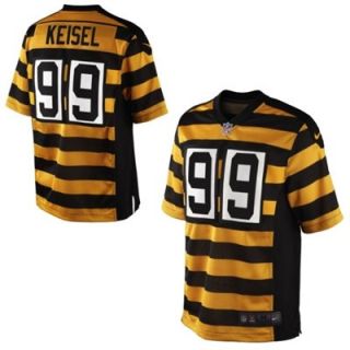 Nike Brett Keisel Pittsburgh Steelers Alternate Game Jersey   Black/Gold