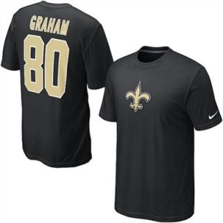 Nike New Orleans Saints Jimmy Graham Name & Number T Shirt