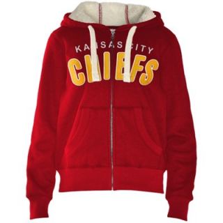 Kansas City Chiefs Ladies Practice Hooded Jacket   Red