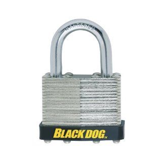 Black Dog 55102 Laminated Padlock Warded Keyed Different, 1 11/16 Inch    