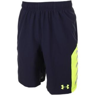 Under Armour NFL Combine Authentic Training Performance Shorts   Navy Blue/Yellow