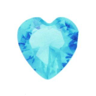 December Crystal Heart Birthstone Floating Locket Charm: Jewelry