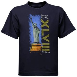 Super Bowl XLVIII Preschool Liberty T Shirt   Navy Blue