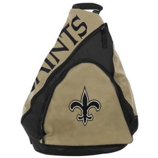 New Orleans Saints Old Gold Black Slingback Backpack