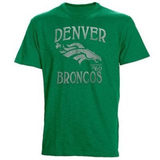 47 Brand Denver Broncos St. Patricks Day Scrum Premium T Shirt   Kelly Green