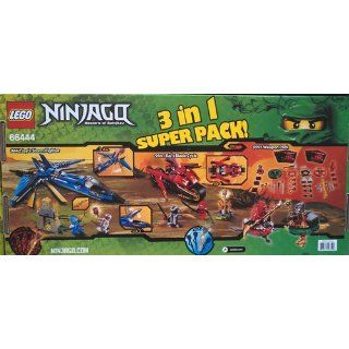 Lego Ninjago 66444 Masters of Spinjitzu 3 in 1 Super Pack contains 9442, 9441 and 9591: Toys & Games