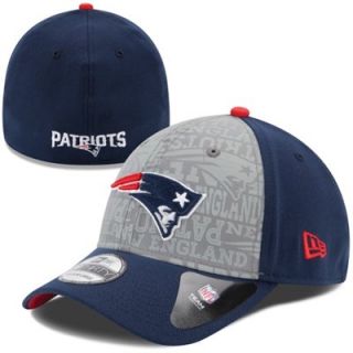 Mens New Era Navy Blue New England Patriots 2014 NFL Draft 39THIRTY Flex Hat