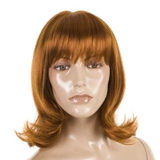 Sandy Auburn Ginger Cute Fashion Flick 50's 60's Style Wig : Hair Replacement Wigs : Beauty