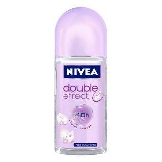 Nivea Extra Double Effect Antiperspirant Deodorant Roll On: Health & Personal Care