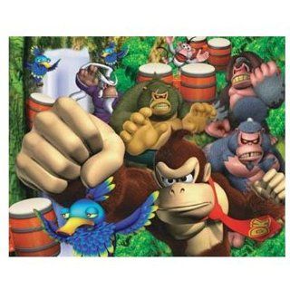 Visual Echo 3D Effect Nintendo Donkey Kong 100pc Lenticular Puzzle: Toys & Games