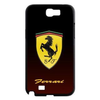 Vilen Home Custom Cover Case Ferrari Cars Logo for Samsung Galaxy Note 2 N7100 Vilen Home 04672: Cell Phones & Accessories