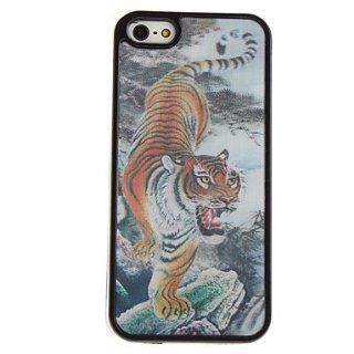 3D Effect Tiger Pattern Durable Hard Case for iPhone 5/5S Cell Phones & Accessories