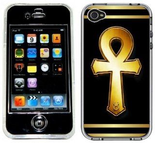 Egypt Egyptian Ankh Handmade iPhone 4 4S Full Hard Plastic Case: Cell Phones & Accessories