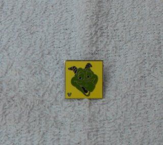 Disney 2011 Figment #1 Yellow Square with Green Figment Pin: Everything Else