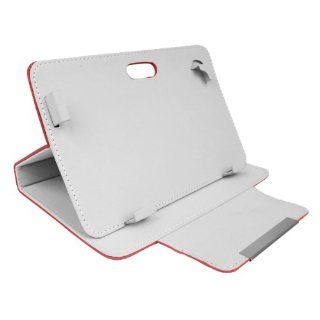 Sanheshun Universal 7inches Stand PU Leather Case Cover Compatible with 7" Android Tablet MID PC Color Red Computers & Accessories