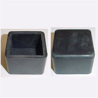 2" x 2" Rubber End Caps (Foot Stops)   Closed End : Exercise Equipment : Sports & Outdoors