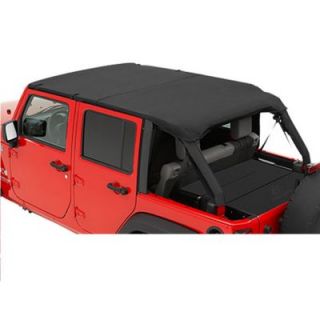 2007 2013 Jeep Wrangler (JK) Summer Top   Bestop, Direct fit, Dual layer poly cotton, Black diamond