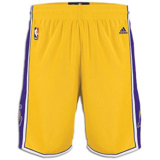 adidas NBA Swingman Shorts   Mens   Basketball   Clothing   Los Angeles Lakers   Gold