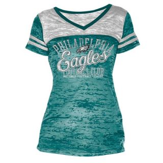 Touch NFL Burnout V Neck Football T Shirt   Womens   Football   Clothing   Philadelphia Eagles   Multi