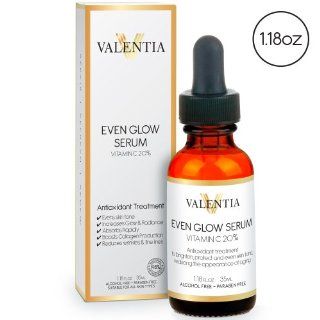 Vitamin C Serum   Antioxidant Treatment   Natural & Organic   Incl. Organic Rosehip Oil & Sea Buckthorn Oil   Brightening Serum   Rapid Absorption   Reduce Sun Spots and Wrinkles   Exclusive to    1.18oz : Beauty