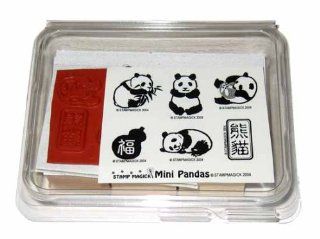Chinese Panda Rubber Stamp Kit: